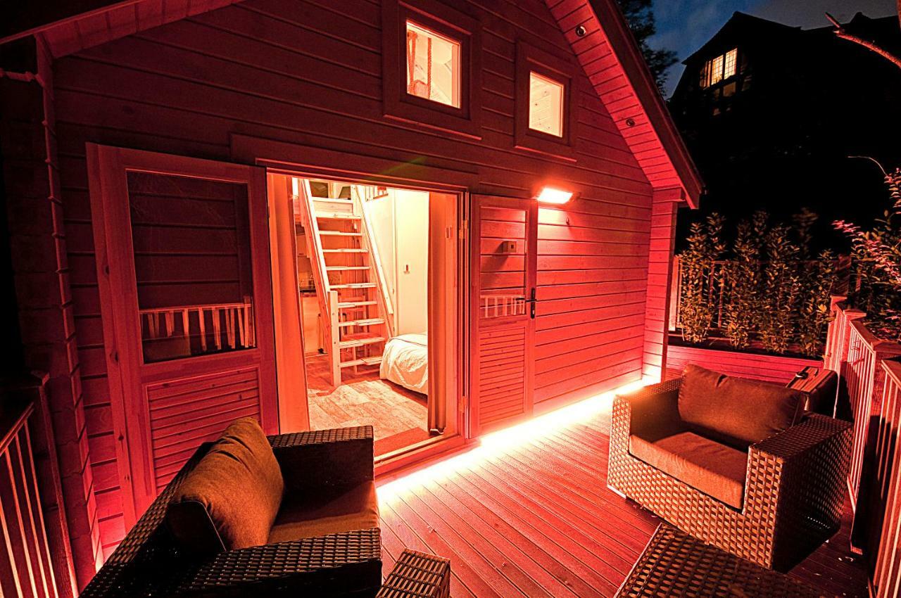 فيلا بورنماوثفي Alum Chine Log Cabin المظهر الخارجي الصورة